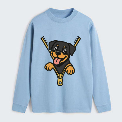 Rottweiler - Classic Long Sleeve Shirt - Light Blue