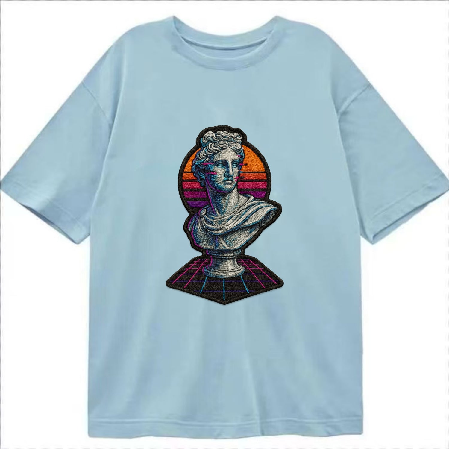 Greek Statue - Classic T-shirt - Light Blue