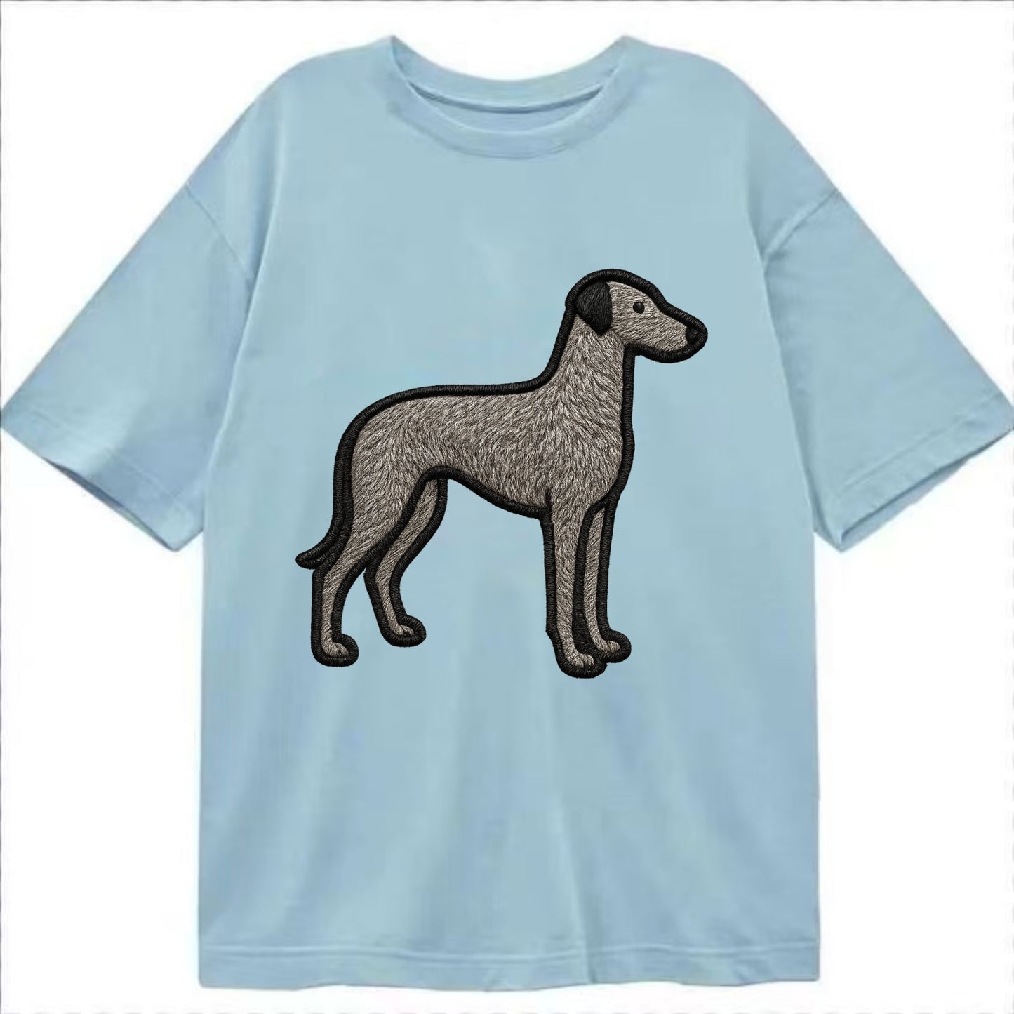 Scottish Deerhound - Trendy hound silhou - Classic T-shirt - Light Blue