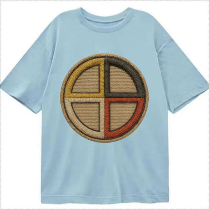 Medicine Wheel  - Classic T-shirt - Light Blue