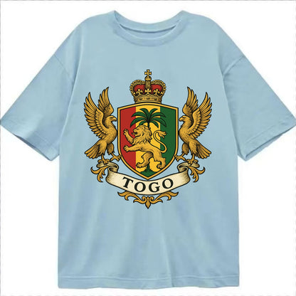 Togo Heritage Badge  - Classic T-shirt - Light Blue