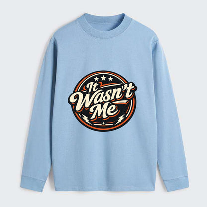 Unapologetic Rebel Emblem - Classic Long Sleeve Shirt - Light Blue
