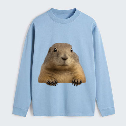 Prairie Dog  - Classic Long Sleeve Shirt - Light Blue