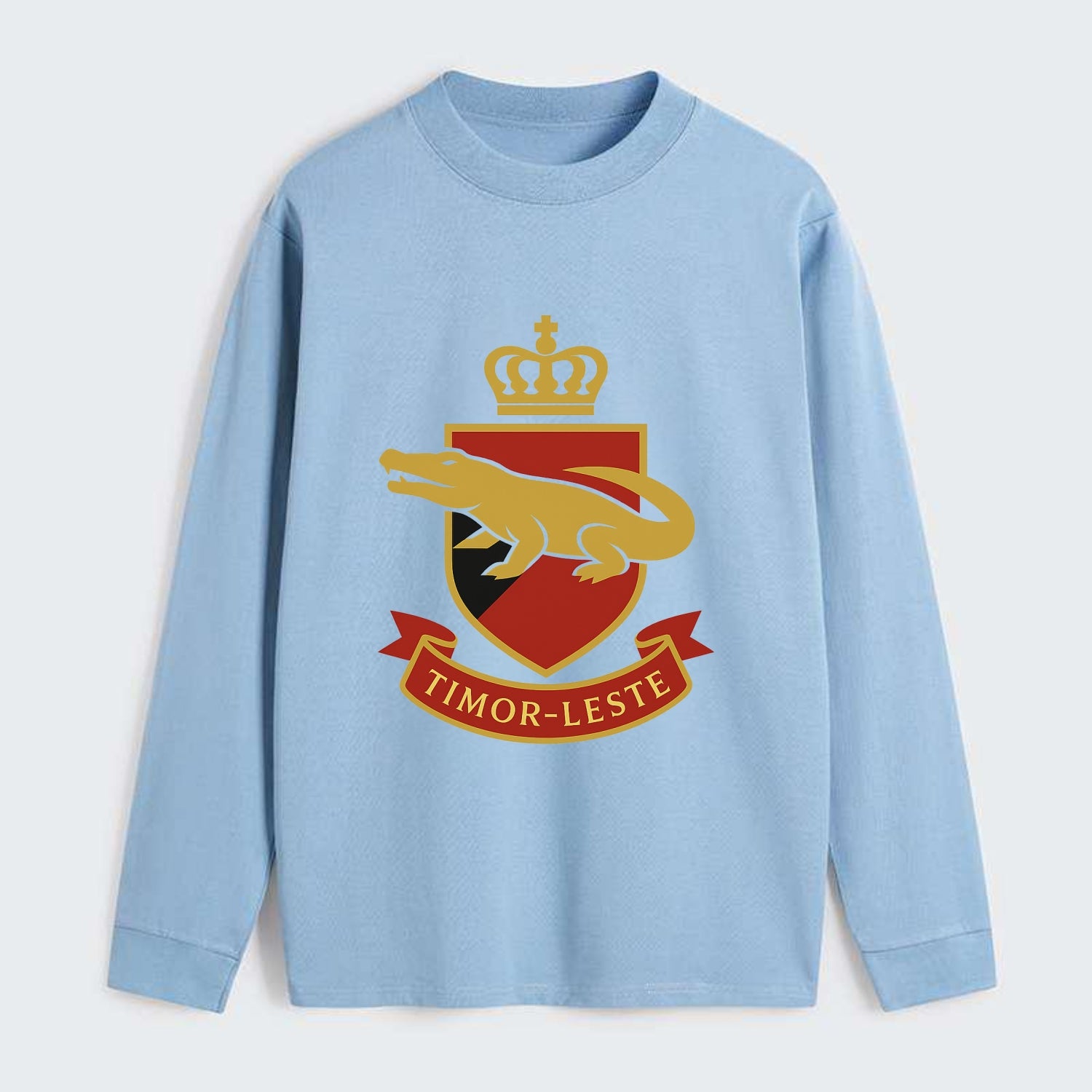 Timor-Leste Royal Logo  - Classic Long Sleeve Shirt - Light Blue