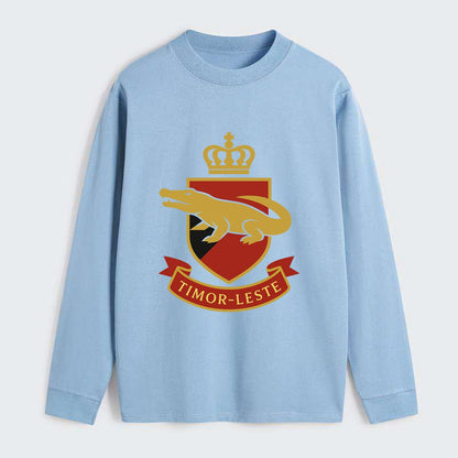 Timor-Leste Royal Logo  - Classic Long Sleeve Shirt - Light Blue