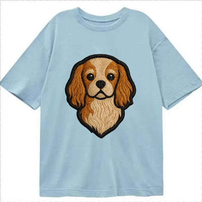 Cavalier King Charles Spaniel - Modern g - Classic T-shirt - Light Blue