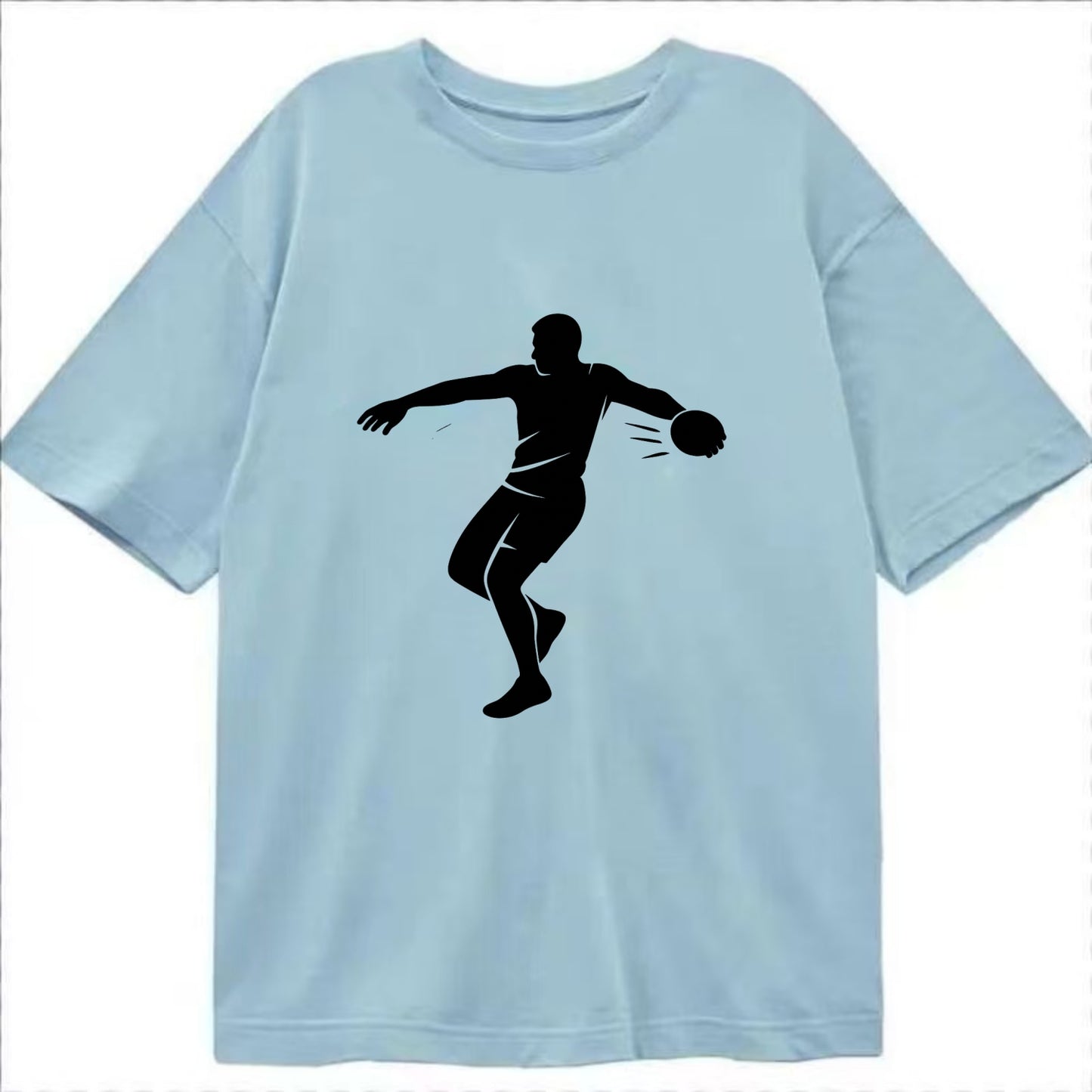 Discus thrower spinning release - Classic T-shirt - Light Blue