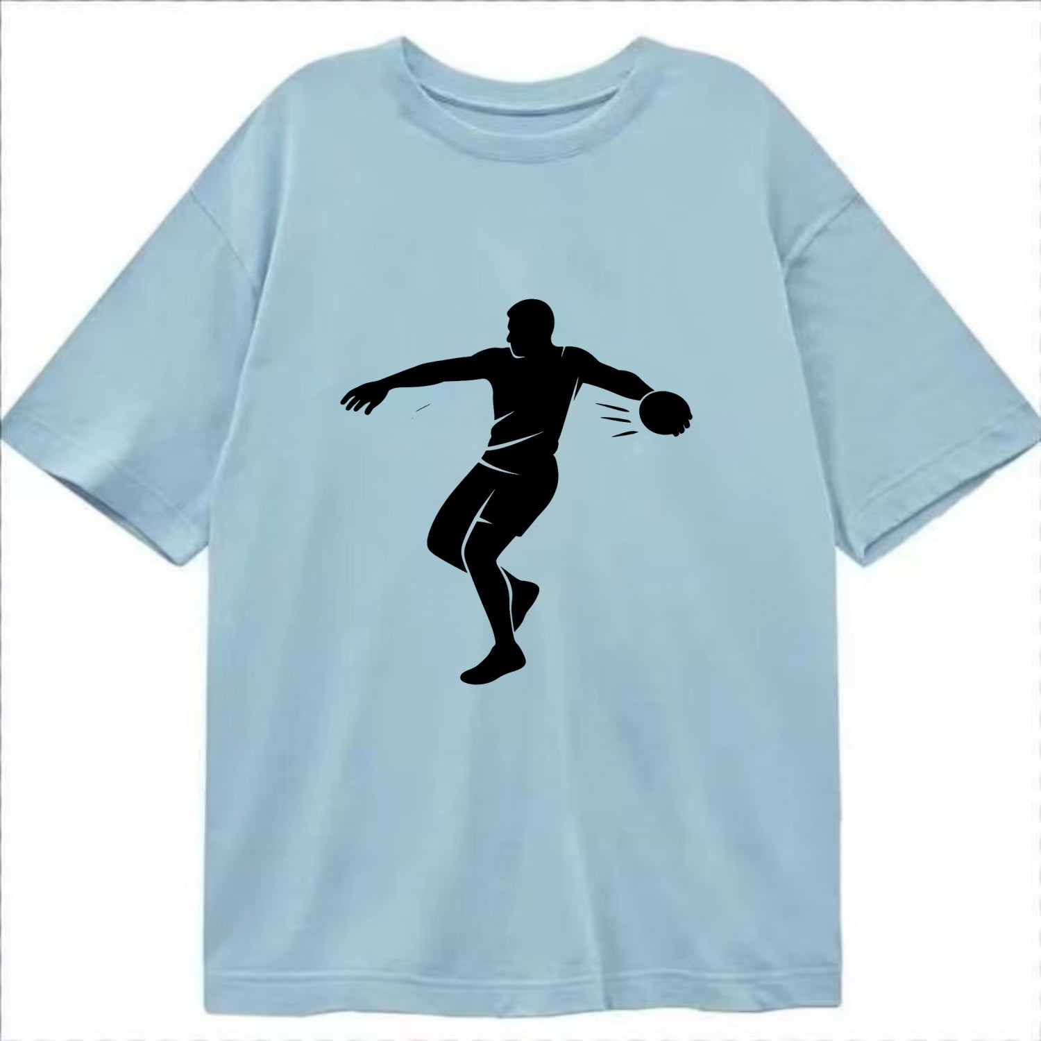 Discus thrower spinning release - Classic T-shirt - Light Blue