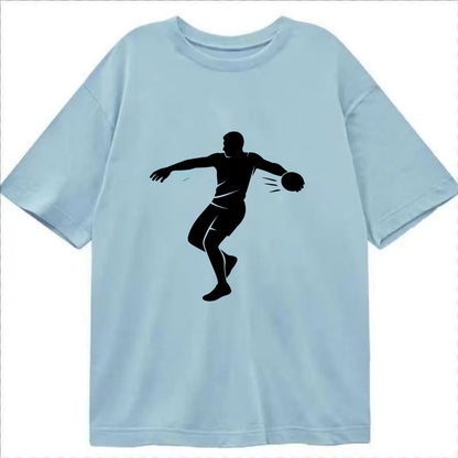 Discus thrower spinning release - Classic T-shirt - Light Blue
