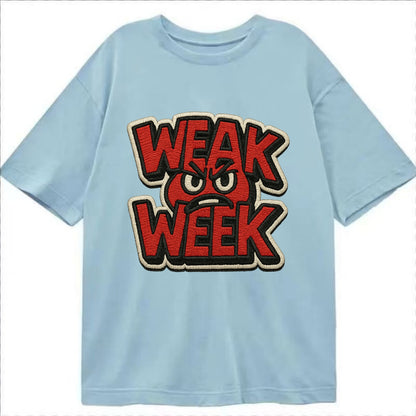 WEAK;WEEK WARRIOR Monday Blue Cap - Classic T-shirt - Light Blue