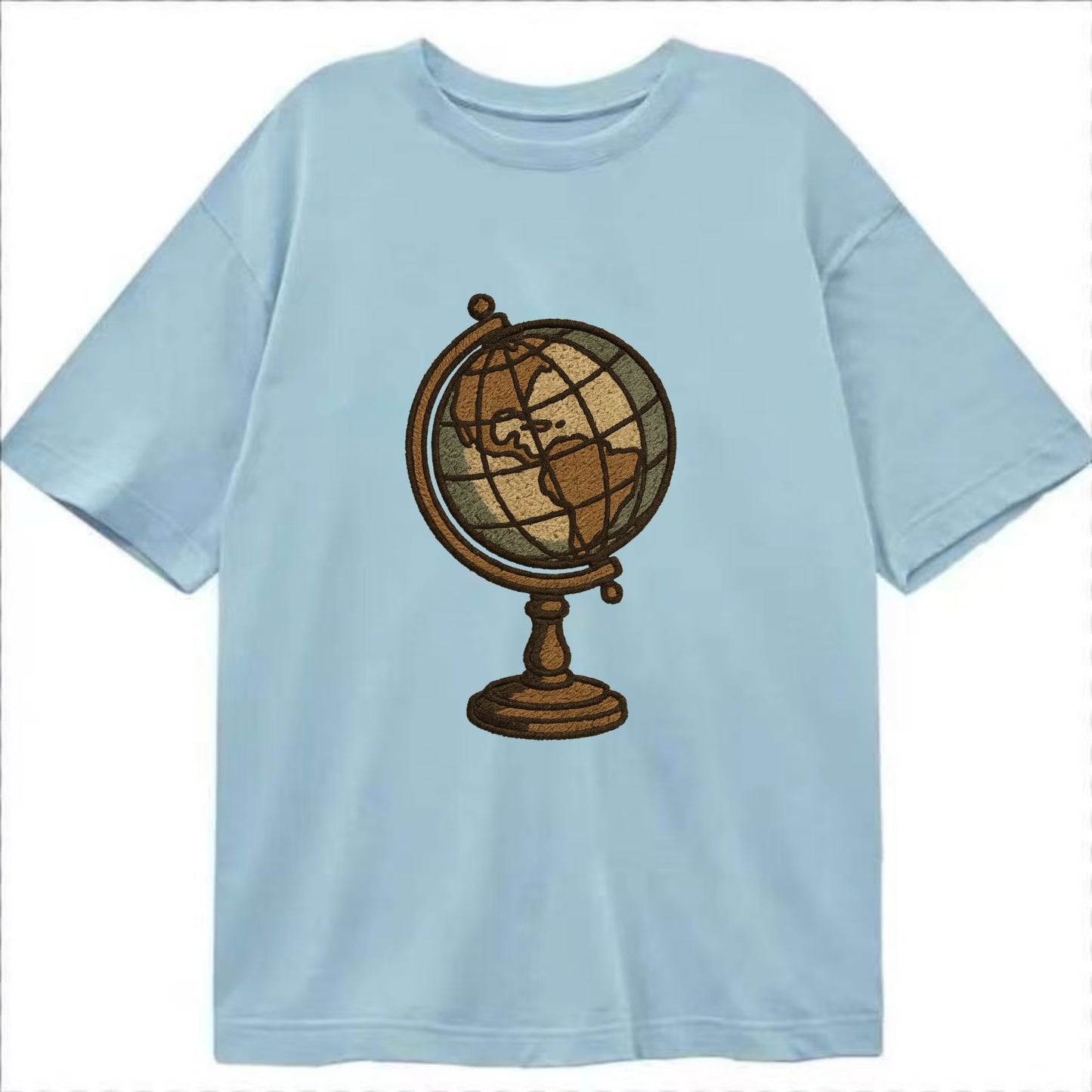 Globe  - Classic T-shirt - Light Blue