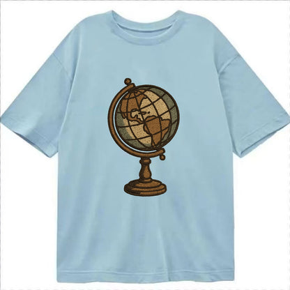 Globe  - Classic T-shirt - Light Blue