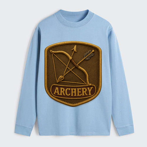 Bow and arrow crossed - archery enthusiast - Classic Long Sleeve Shirt