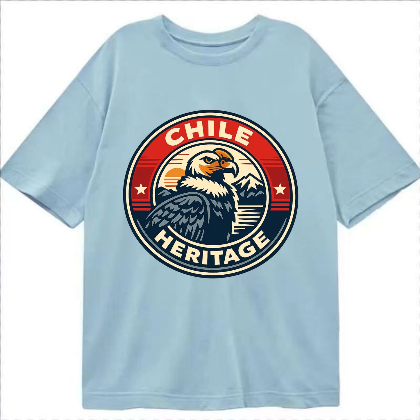 Andean Spirit Emblem - Classic T-shirt - Light Blue
