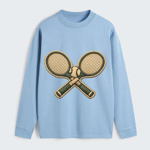 TENNIS RACKET CROSSED - tennis rackets with - Classic Long Sleeve Shirt