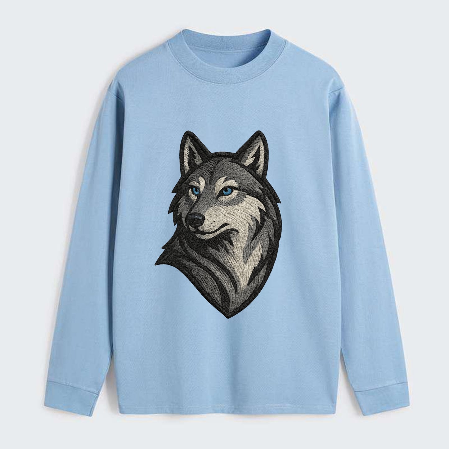 Trust Your Instincts  - Classic Long Sleeve Shirt - Light Blue