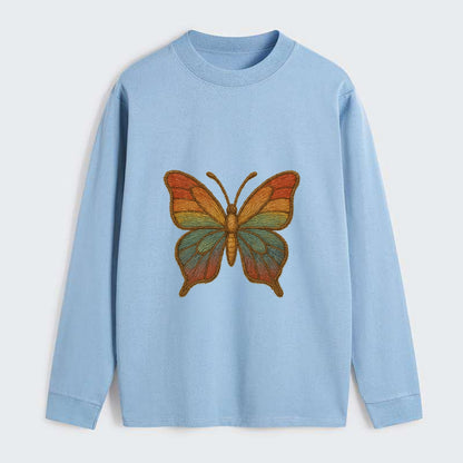 Butterfly Transformation  - Classic Long - Classic Long Sleeve Shirt - Light Blue