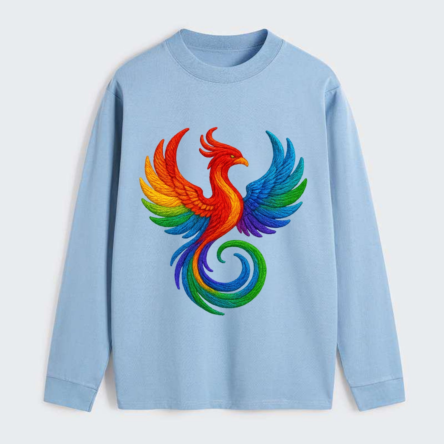 Phoenix Rising  - Classic Long Sleeve Shirt - Light Blue