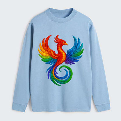 Phoenix Rising  - Classic Long Sleeve Shirt - Light Blue