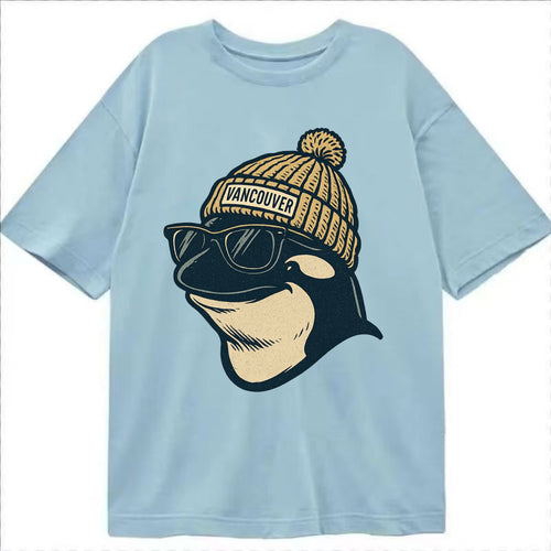 Vancouver Orca wearing Vancouver beanie - Classic T-shirt