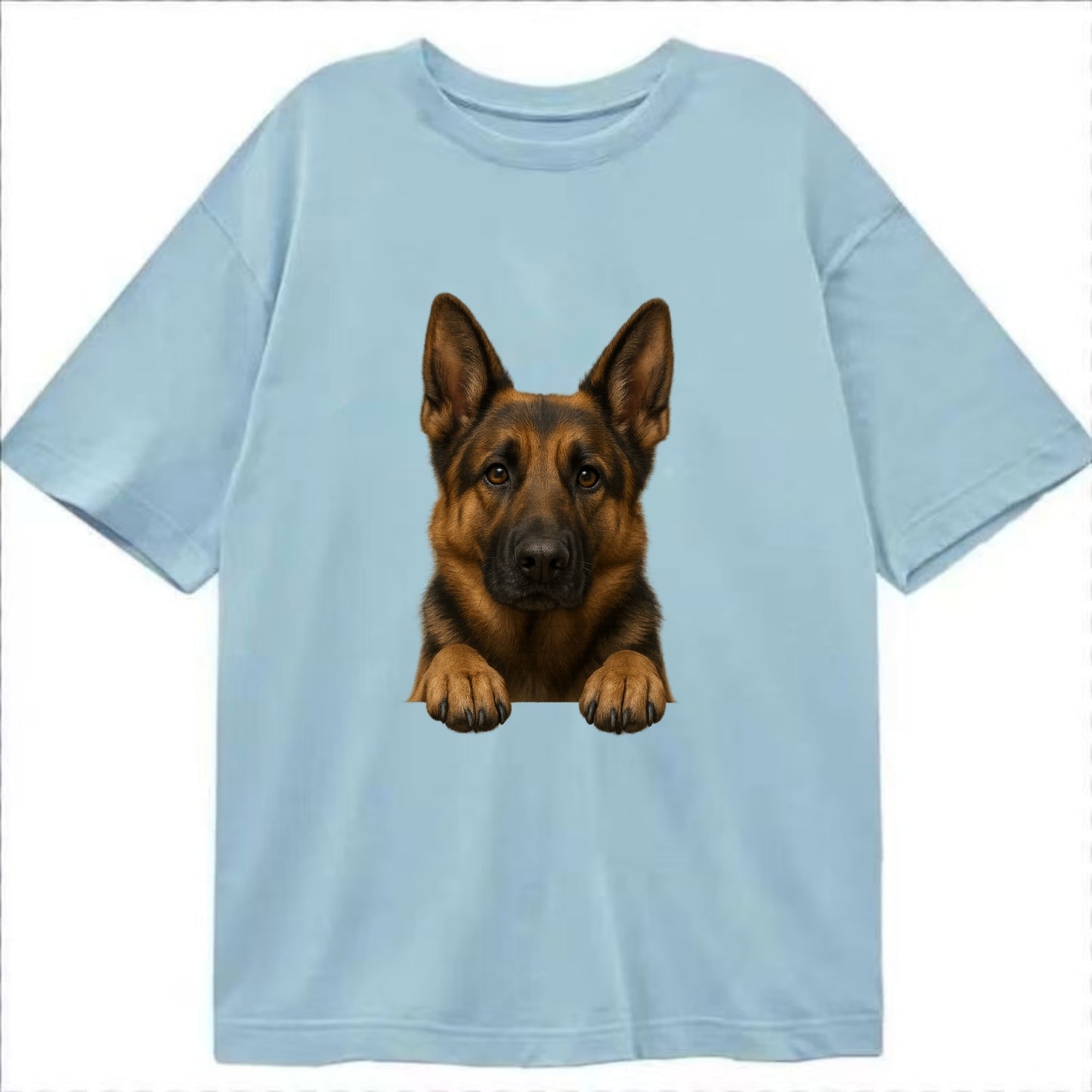 German Shepherd  - Classic T-shirt - Light Blue