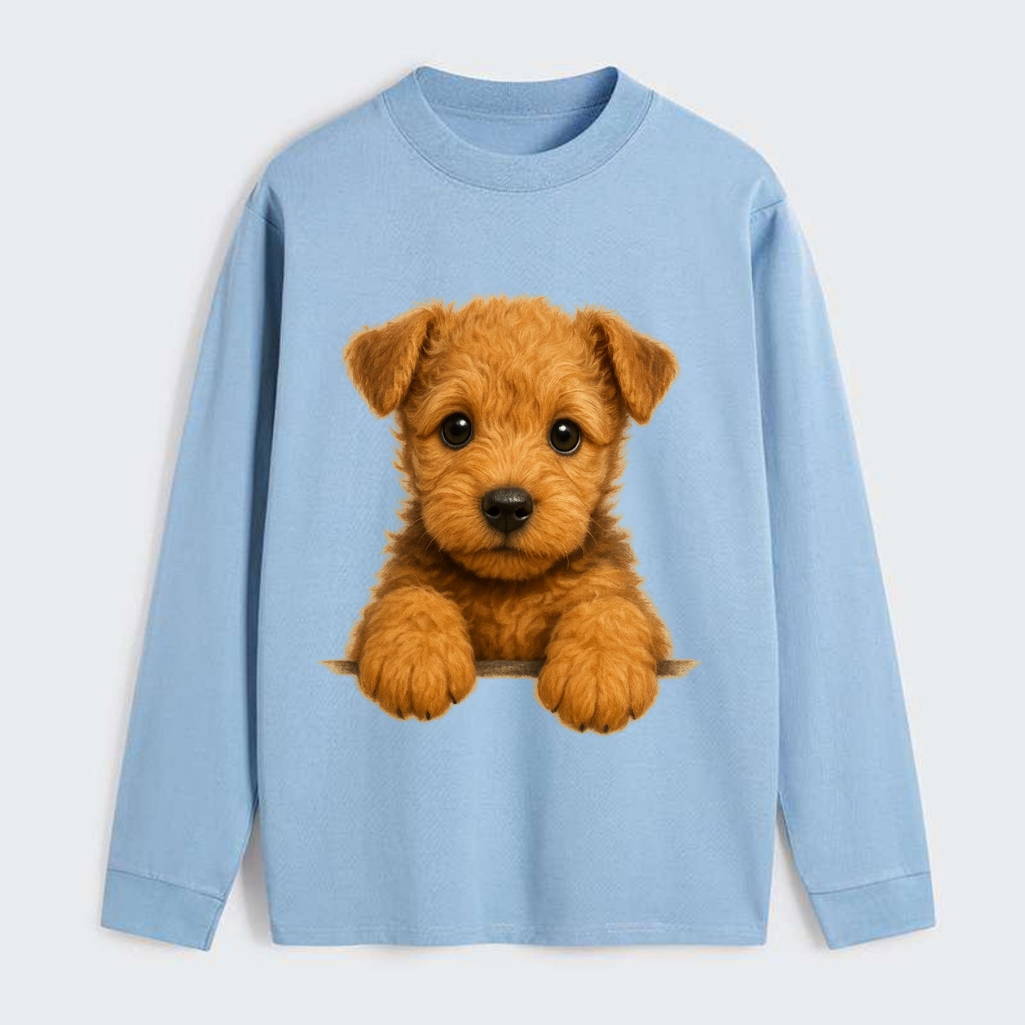 Lakeland Terrier  - Classic Long Sleeve Shirt - Light Blue