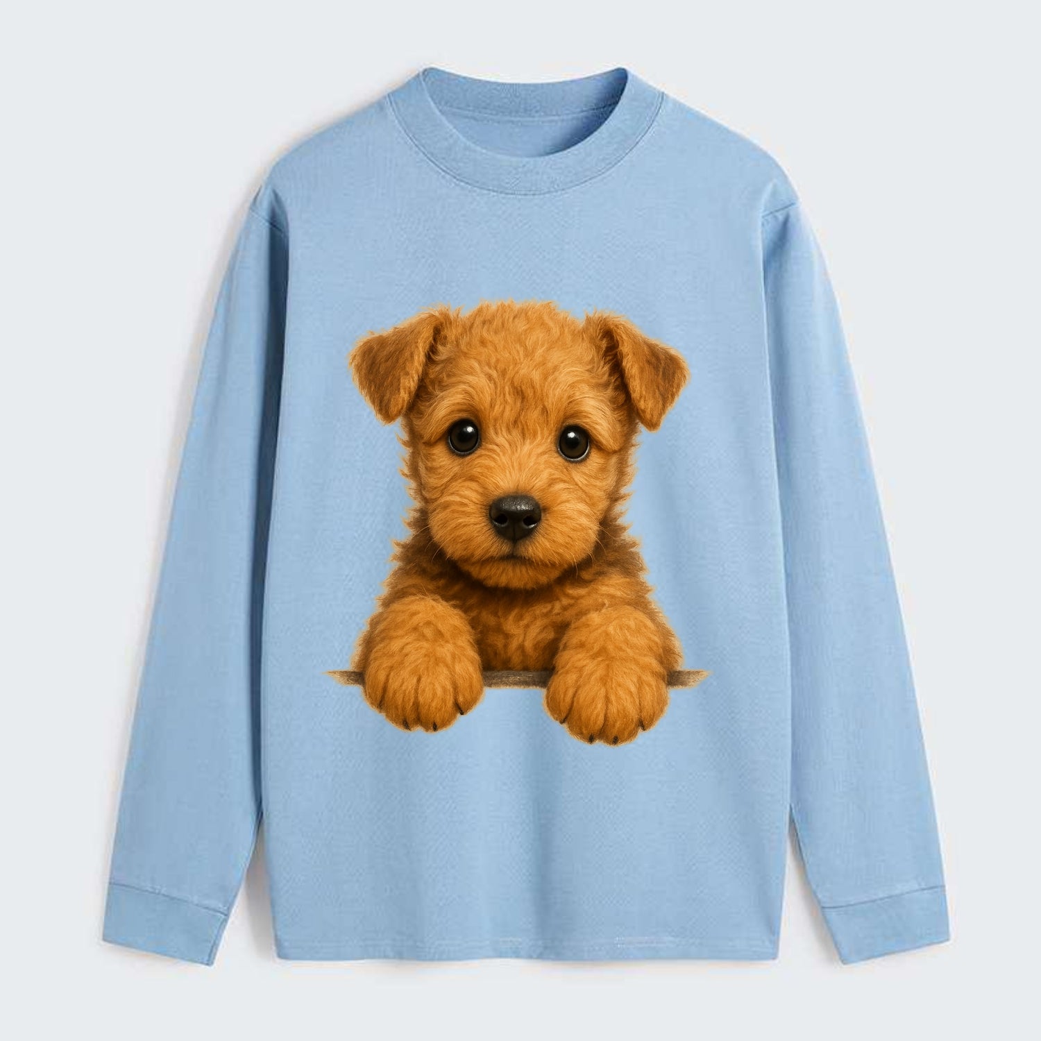 Lakeland Terrier  - Classic Long Sleeve Shirt - Light Blue