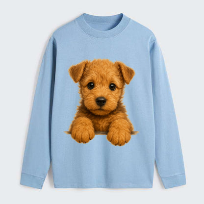 Lakeland Terrier  - Classic Long Sleeve Shirt - Light Blue