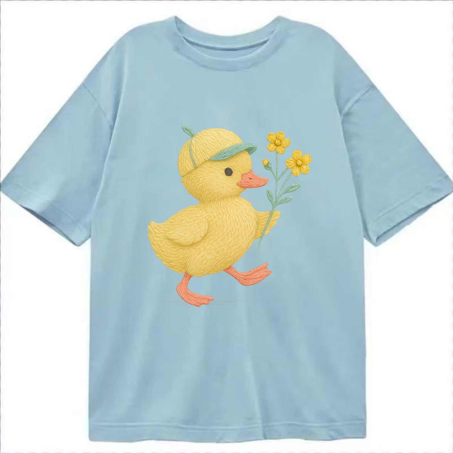 Yellow Duckling - Classic T-shirt - Light Blue