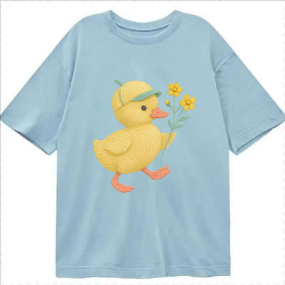 Yellow Duckling - Classic T-shirt - Light Blue