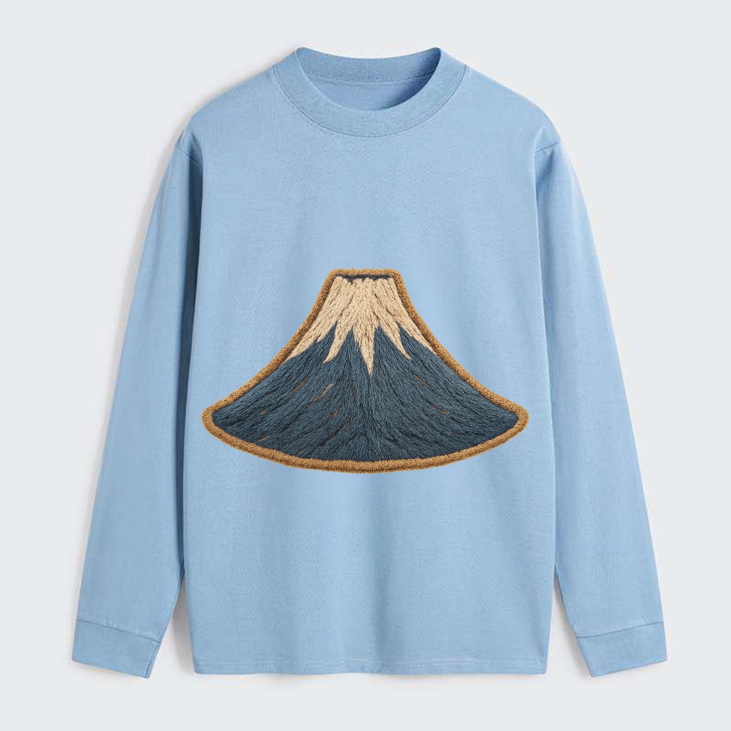 Sacred Mountain  - Classic Long Sleeve Shirt - Light Blue