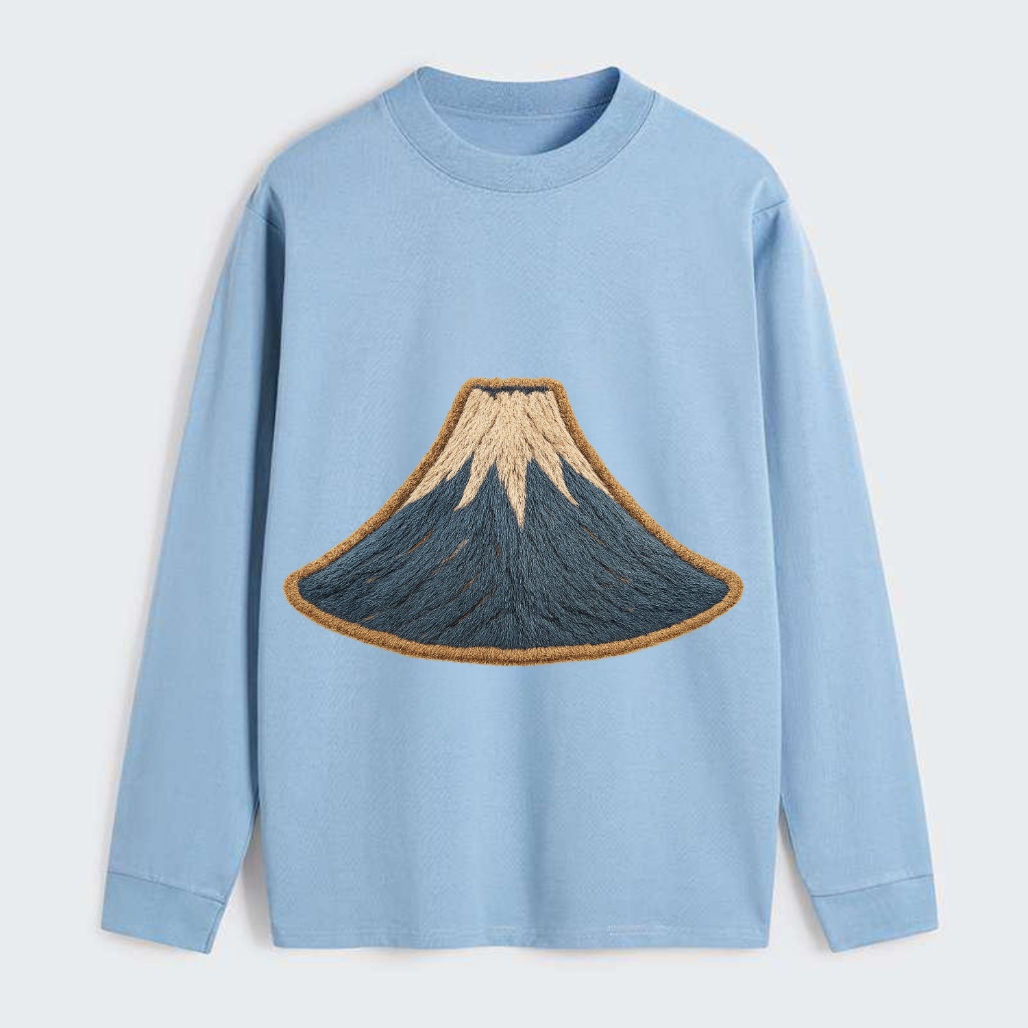 Sacred Mountain  - Classic Long Sleeve Shirt - Light Blue