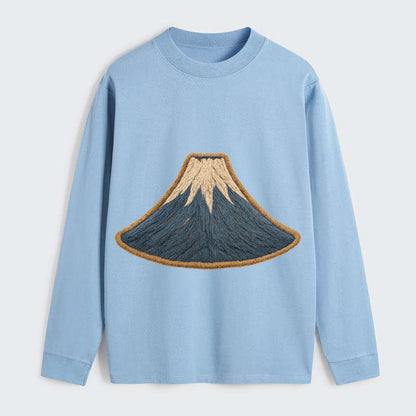 Sacred Mountain  - Classic Long Sleeve Shirt - Light Blue