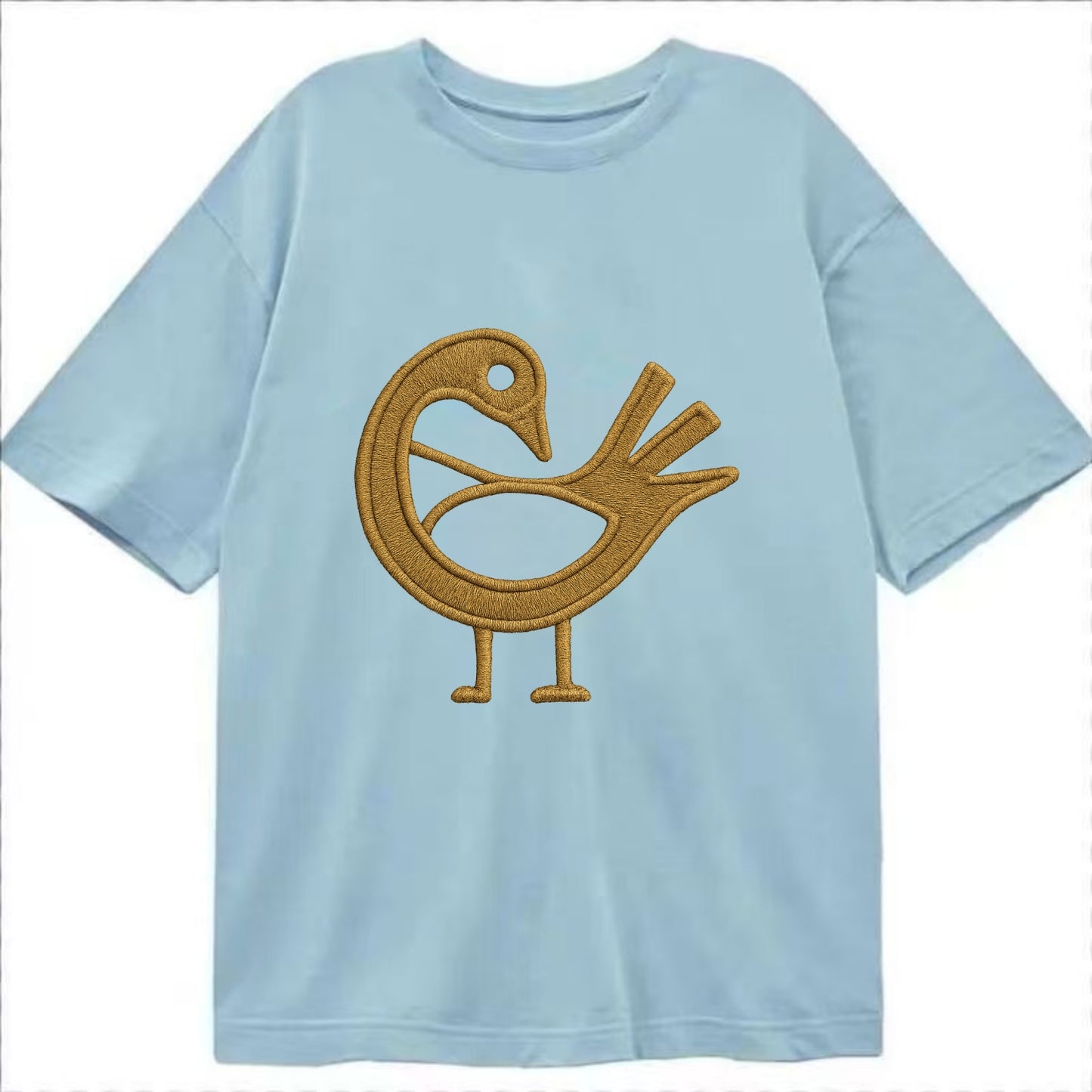 Adinkra Sankofa  - Classic T-shirt - Light Blue