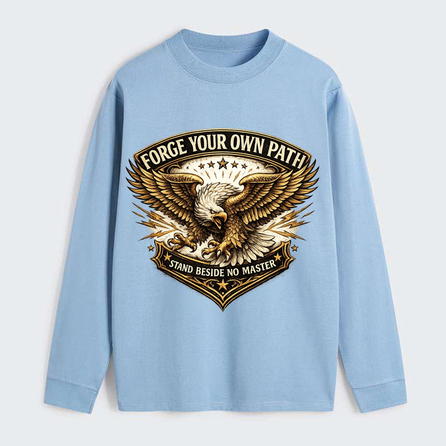Forge Your Own Path - Classic Long Sleeve Shirt - Light Blue