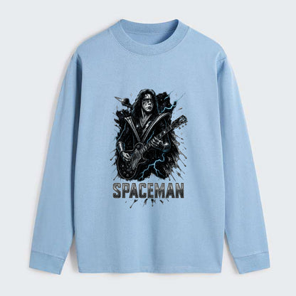 Silver Splash - Classic Long Sleeve Shirt - Light Blue