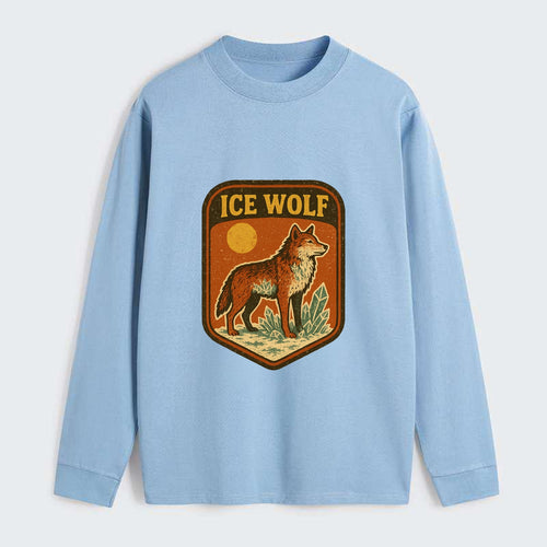 Ice Wolf Crystal  - Classic Long Sleeve Shirt