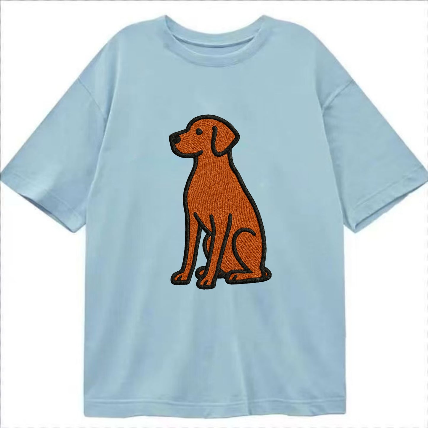 Vizsla - Rust colored sitting pose - Cla Classic T-shirt - Light Blue