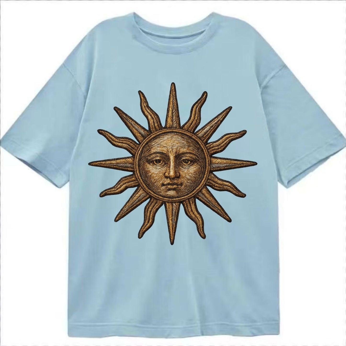 Sun Rays  - Classic T-shirt - Light Blue