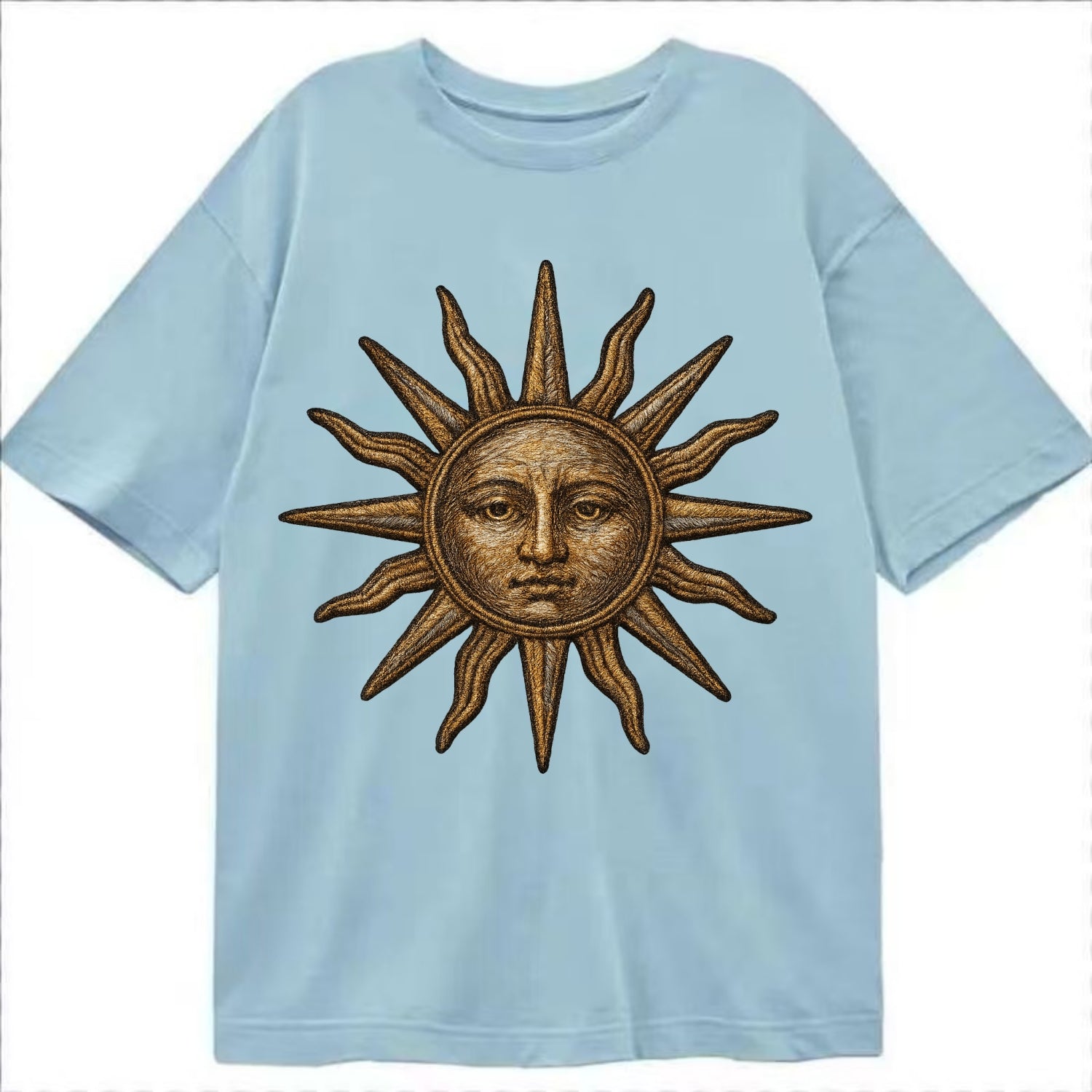 Sun Rays  - Classic T-shirt - Light Blue
