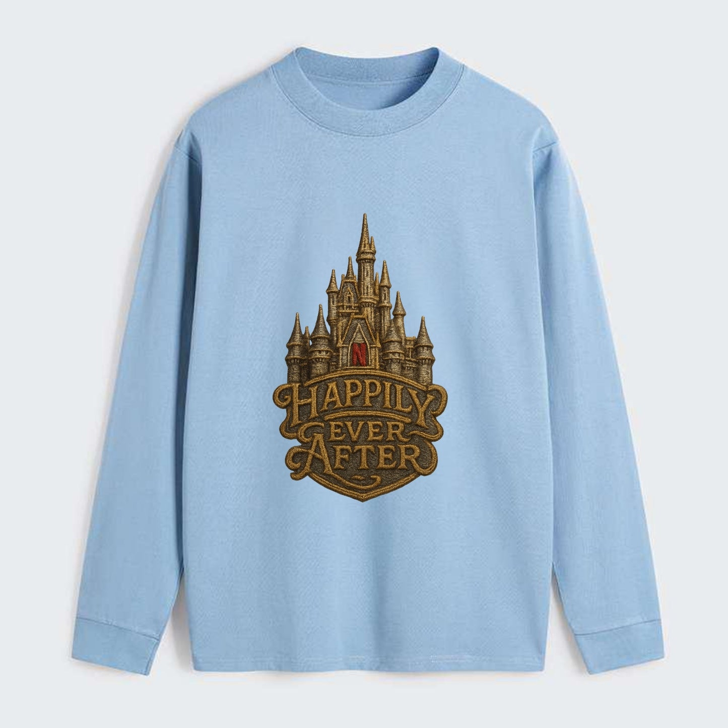 Happily Ever After  - Classic Long Sleeve Shirt - Light Blue