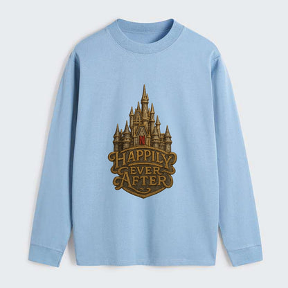 Happily Ever After  - Classic Long Sleeve Shirt - Light Blue