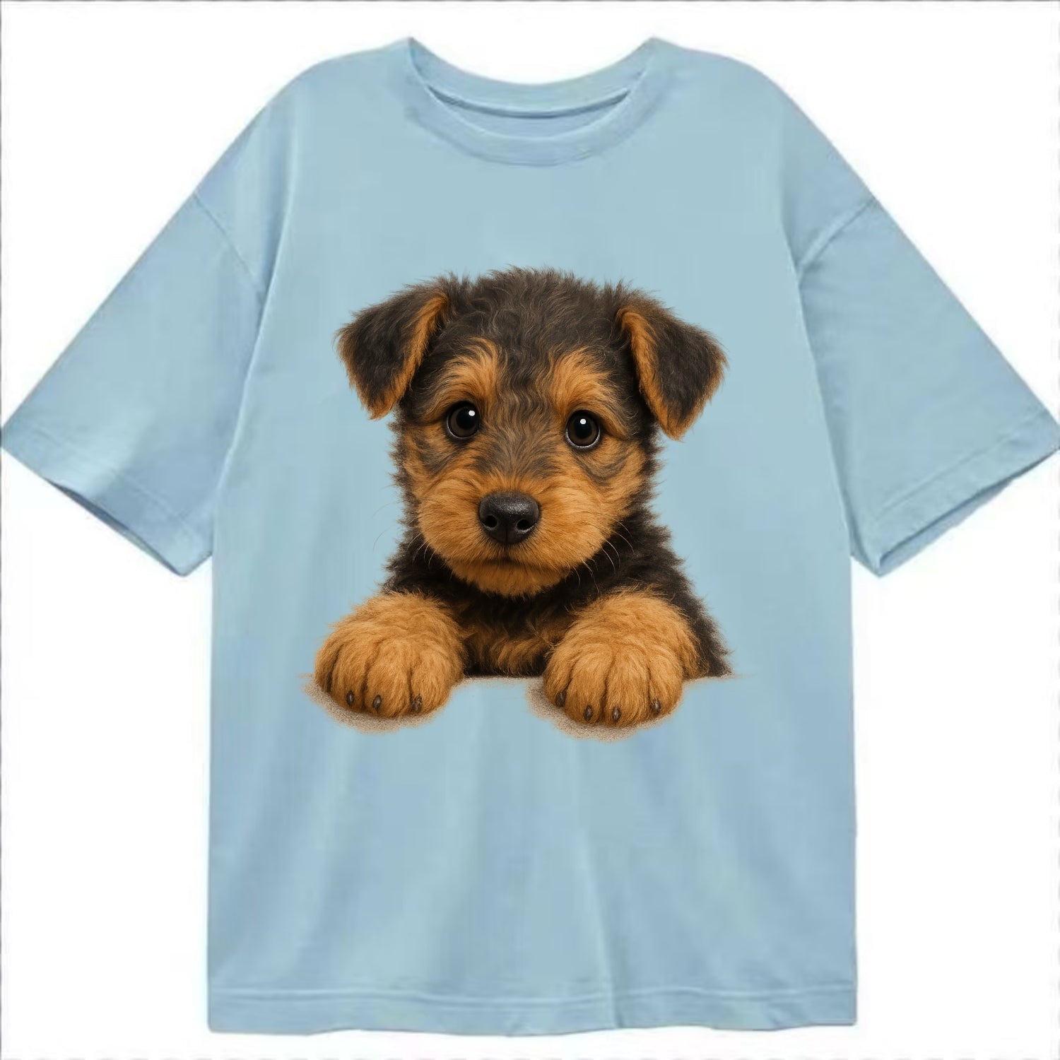 Airedale Terrier  - Classic T-shirt - Light Blue