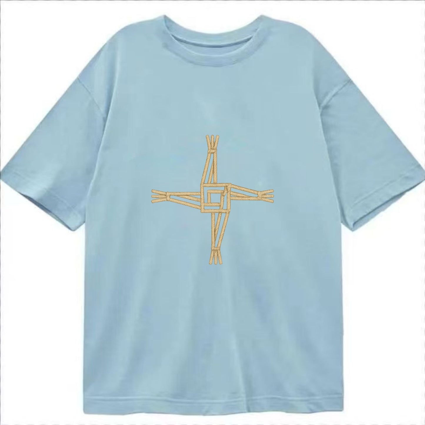 Saint Brigid's Cross  - Classic T-shirt - Light Blue
