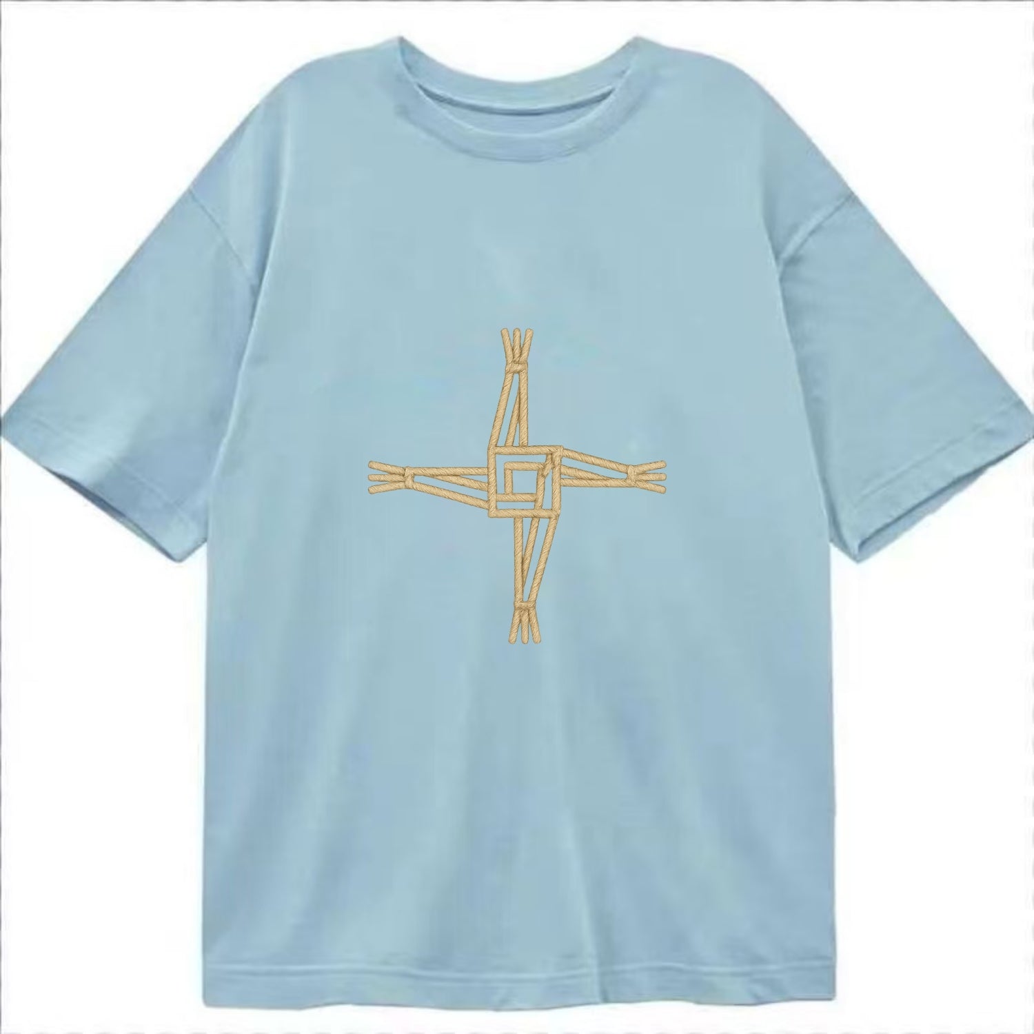 Saint Brigid's Cross  - Classic T-shirt - Light Blue