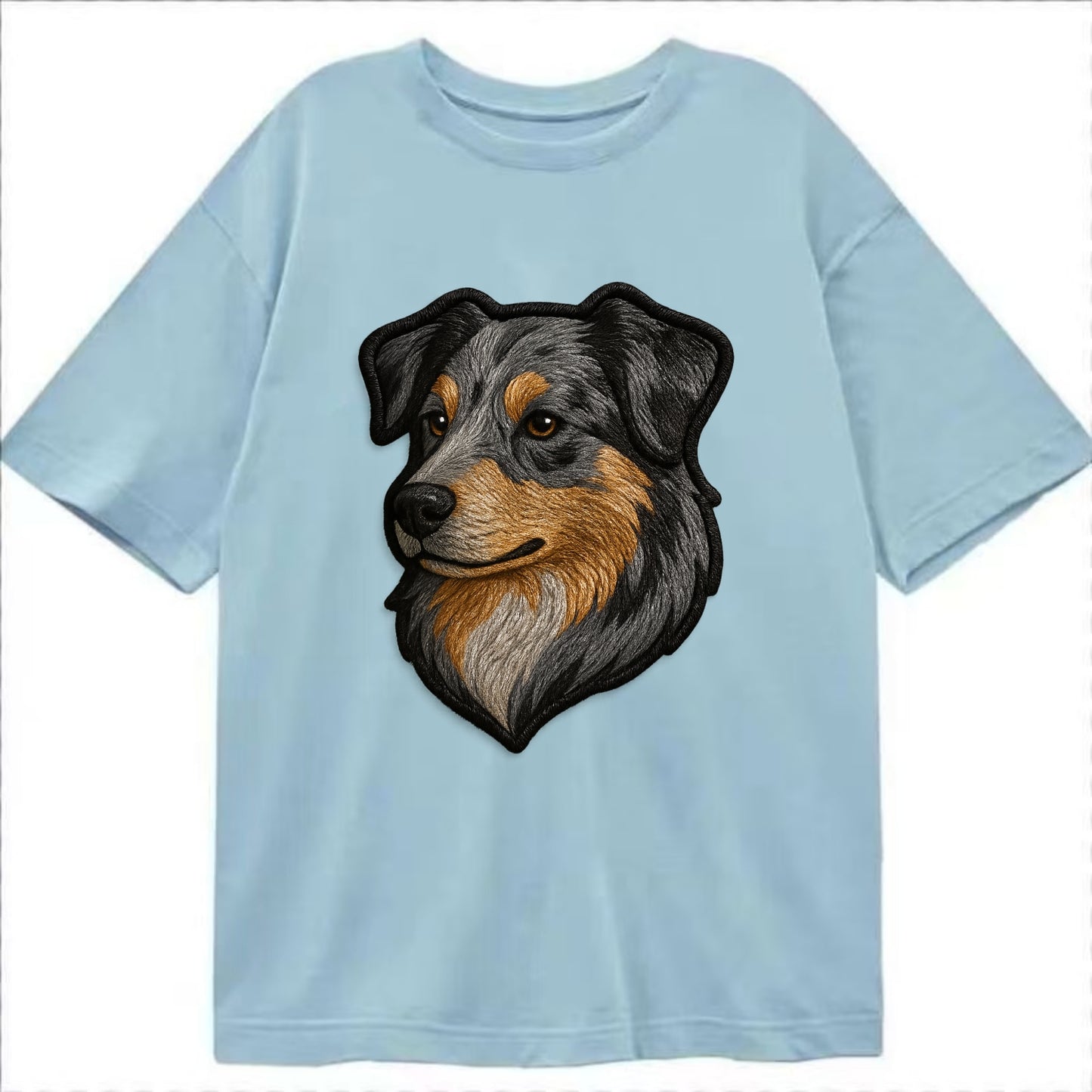Australian Shepherd - Modern merle patte - Classic T-shirt - Light Blue