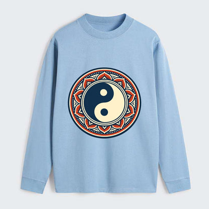 Harmony of Balance - Classic Long Sleeve Shirt - Light Blue