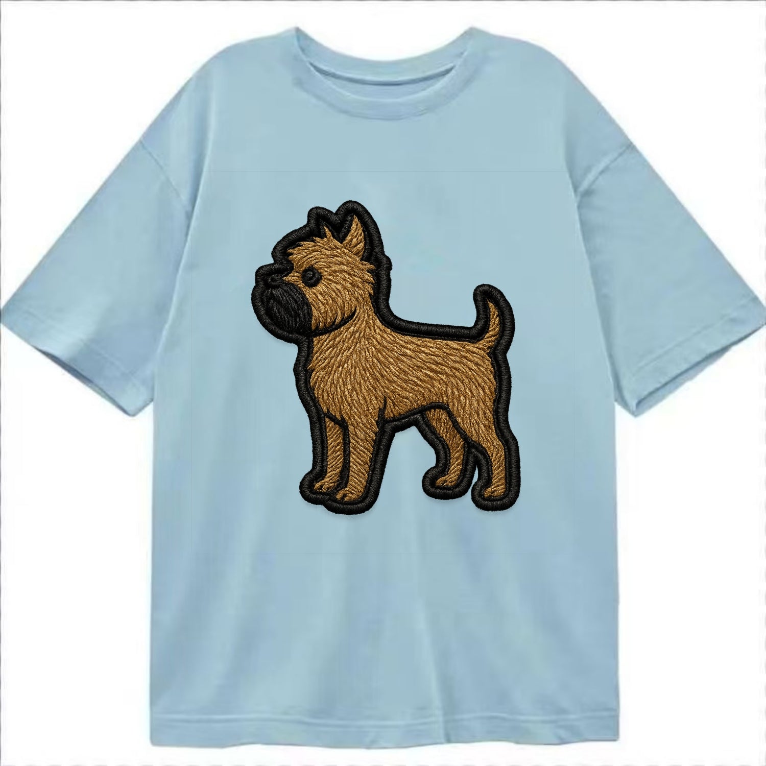 Affenpinscher - Contemporary wiry design - Classic T-shirt - Light Blue
