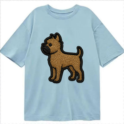 Affenpinscher - Contemporary wiry design - Classic T-shirt - Light Blue
