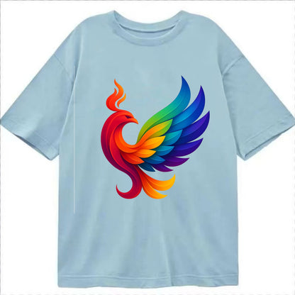 Liberation Bird - Phoenix with each feat - Classic T-shirt - Light Blue
